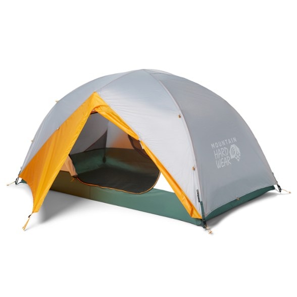 Mineral King 2 tent with open vestibule, perfect for stargazing at night.