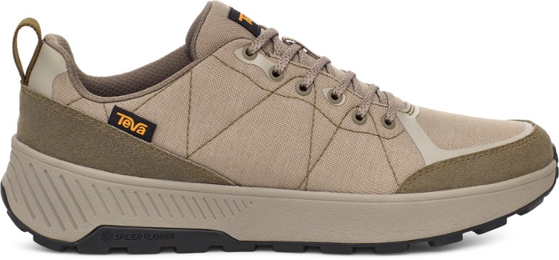 Teva Ellwood Trail Shoes for Men, side view showcasing the durable design and recycled materials.