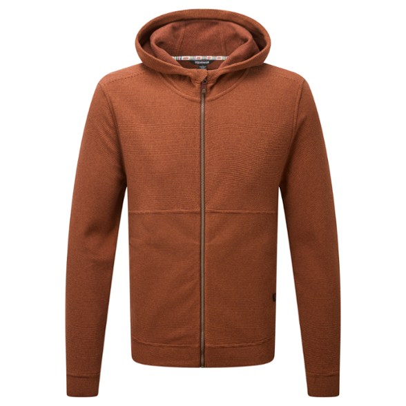 Kula Full-Zip Fleece Hoodie for men, showcasing the cozy fleece material and hood design.