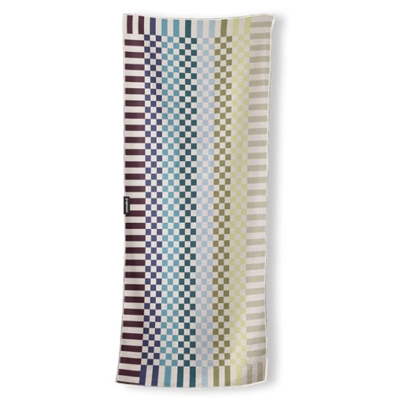 Nomadix UltraDry camping towel laid flat showing sand resistant texture and quick dry microfiber fabric