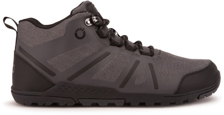 Side view of Xero Shoes DayLite Hiker Fusion Boots showcasing their lightweight design and flexibility.
