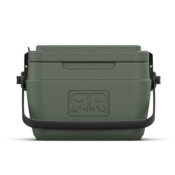 Rugged Road 25 V2 cooler in use at a picnic, showcasing its durable design.