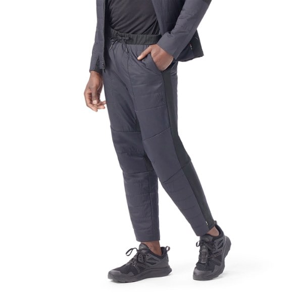 EcoSmart Wool Insulated Pants viewed from the front, showcasing its sleek design and adjustable features.