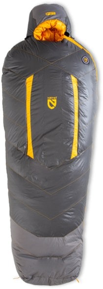 NEMO Sonic -20° sleeping bag showcasing the Thermo-Gills feature for temperature control