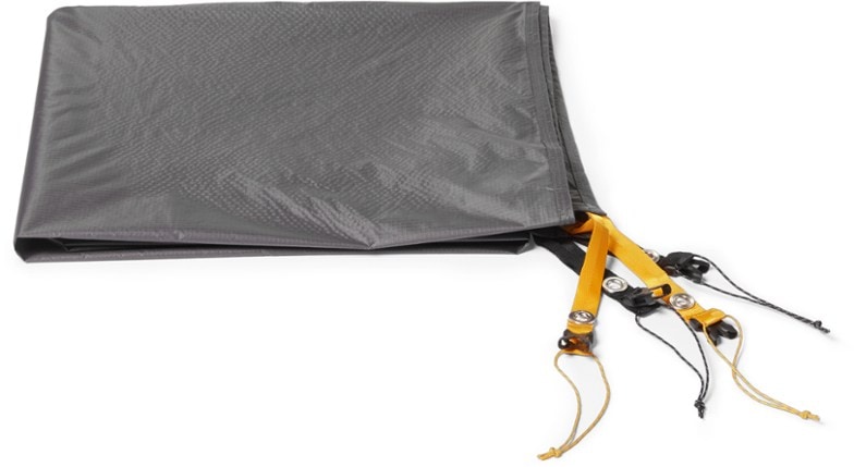 Close-up of the REI Co-op Flash 2 Tent Protector showing its ripstop nylon texture.