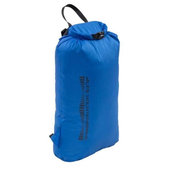 Side view of VaporShield lightweight hiking pack with waterproof protection on forest trail
