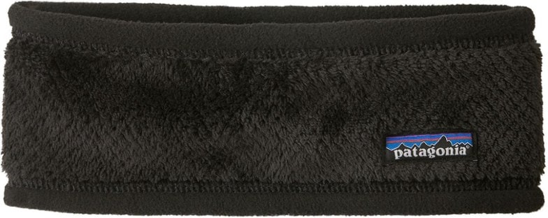 Front view of women's fleece headband showing plush microdenier fleece trim for secure fit