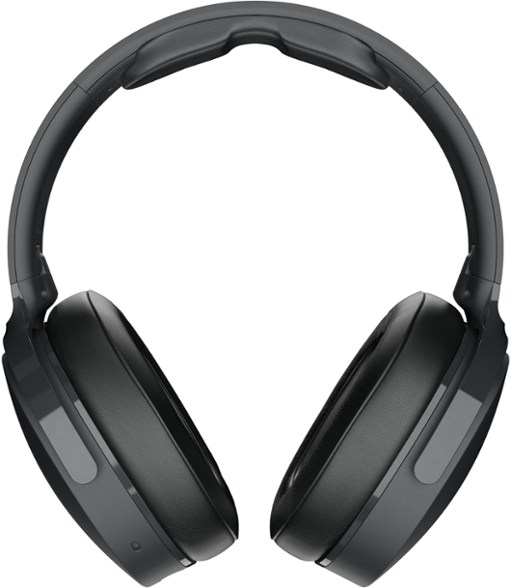 Skullcandy Hesh Evo wireless headphones in black, showcasing sleek design and comfort.