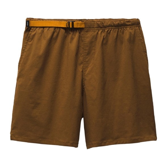Front view of men's Adventure Ready Stretch Zion Shorts showcasing the adjustable waistband and pockets.
