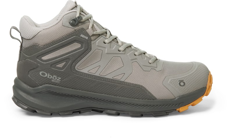 Katabatic Mid Men's Waterproof Hiking Boots showcasing the breathable mesh upper.