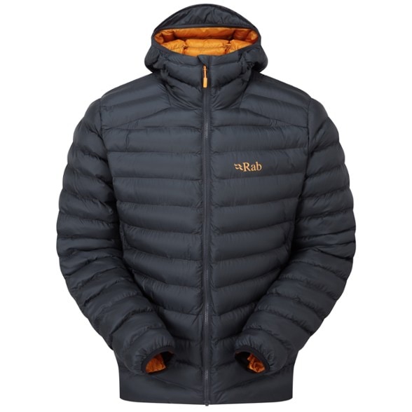Front view of Elevate Men's Alpine Insulated Jacket, perfect for alpine adventures.