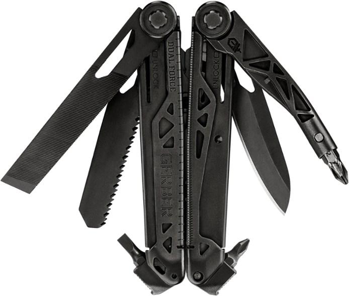 Gerber Dual-Force Multi-Tool with pliers in an open position