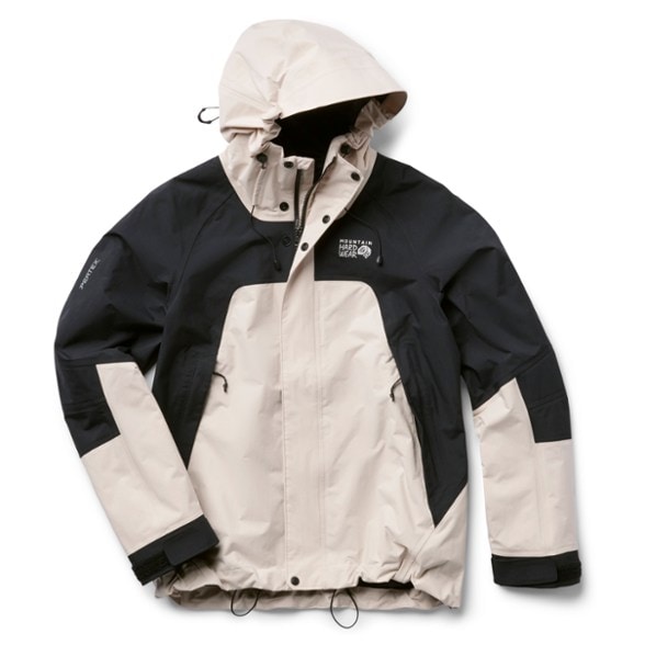 Front view of the Eco-Friendly Waterproof Hooded Jacket for Women, showcasing its sleek design.