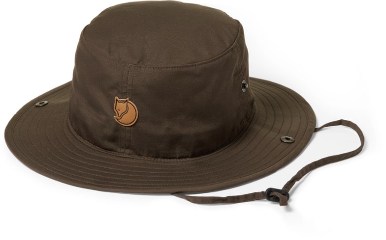 Fjallraven Abisko Summer Hat from the front, displaying its wide brim and lightweight design.