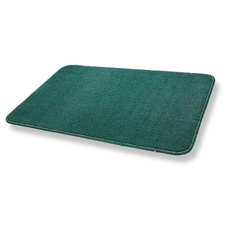 Close-up of the versatile waterproof tent mat showcasing non-skid rubber backing.
