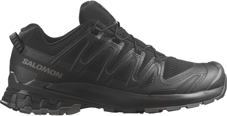 Side view of Salomon XA Pro 3D V9 Trail Shoes for Men on rocky terrain