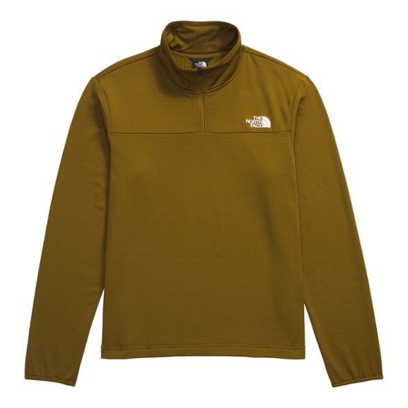 EcoTrail Men's Quarter-Zip Fleece Top in action during a hike
