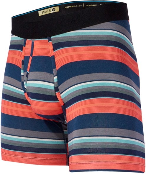 Stance Rickter Wholester boxer briefs showcasing the side-entry fly access from the front view.