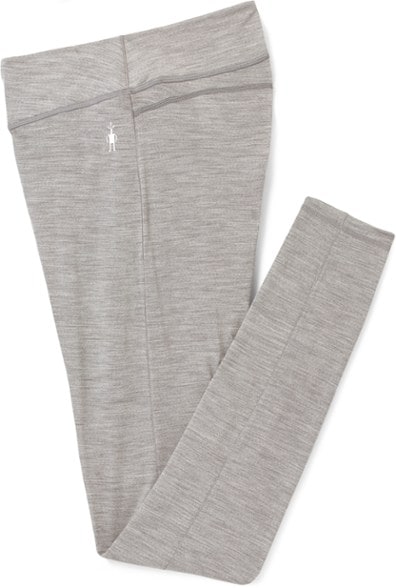 Front view of EverWarm lightweight thermal leggings for mild weather in charcoal gray
