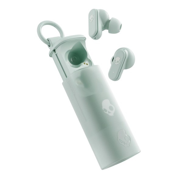 Dime Evo Wireless Earbuds in a charging case, highlighting portability and design.