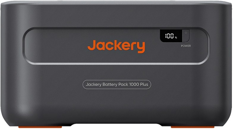 Jackery PowerHub 1000 Plus Expansion Battery in outdoor setting, ideal for camping