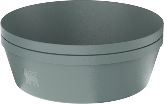Top view of Wildfare Stacking Bowls showcasing their durable design for outdoor meals.