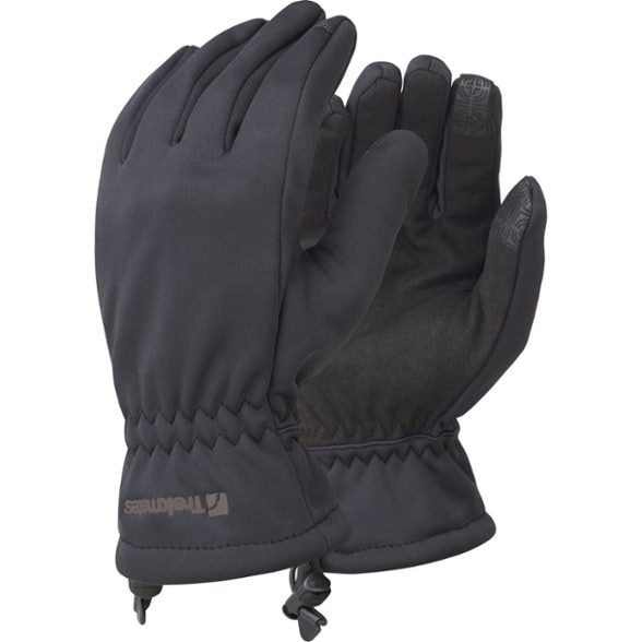 Rigg Adventure Gloves for men displayed in a natural outdoor setting, showcasing their windproof design.
