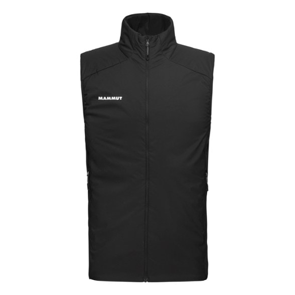 Mammut Rime Light IN Flex Insulated Vest for Men shown in action during a hike.