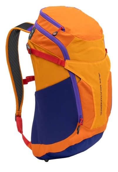 Boulder 30 Daypack showcasing its features on a hiking trail.