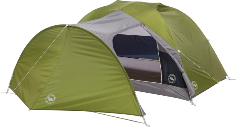 Blacktail Hotel 2-Person Tent with vestibule in use at a campsite