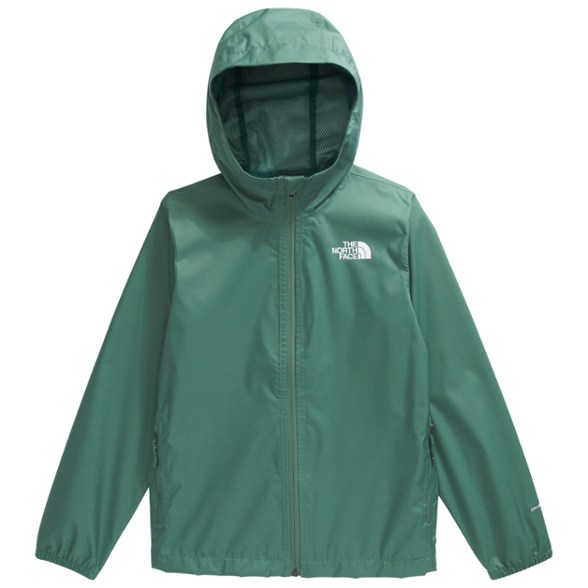 Front view of the Ultimate Kids Waterproof Rain Jacket showcasing its waterproof features.
