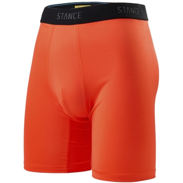 Men's compression boxer briefs showcasing the side-entry fly and articulated pouch.