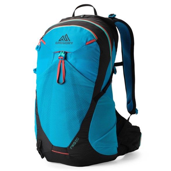 Front view of Gregory Miko 20 daypack showcasing adjustable straps.