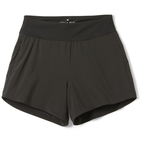Front view of AiryActive Women's 5-Inch Shorts showcasing the high-waist design.