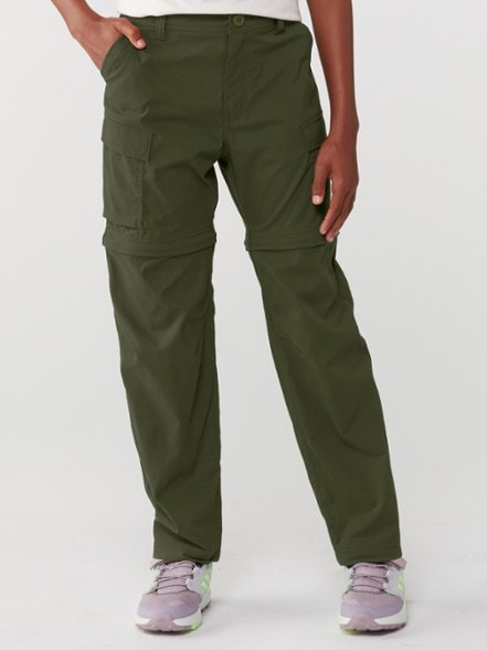 Sahara kids convertible hiking pants displayed in a natural outdoor setting.