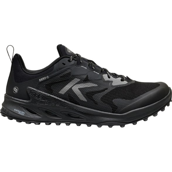 Side view of TrailCore Apex waterproof hiking shoes showcasing rugged sole design and ankle support