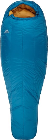 Nova II women's long sleeping bag showcasing its lightweight design and compression sack.
