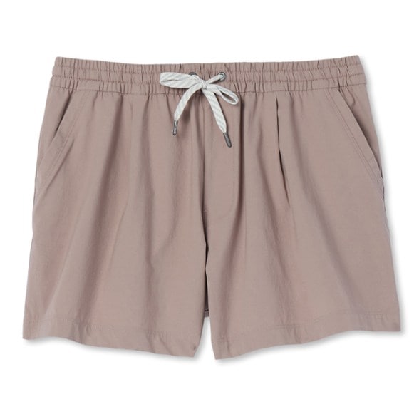 Birch Active Shorts for women, showcasing the soft elastic waistband and relaxed fit.