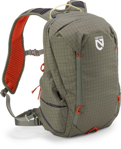 Front view of the EnduroResolve technical daypack showing shoulder straps and hydration sleeve compatibility.