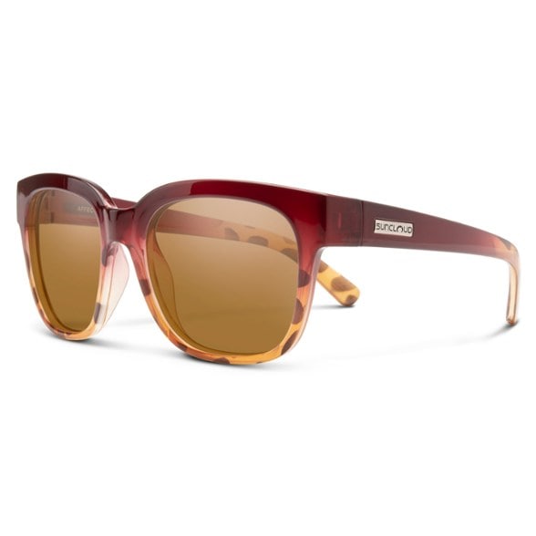 Eco-friendly polarized sunglasses showcasing green lenses in a sunny outdoor setting.