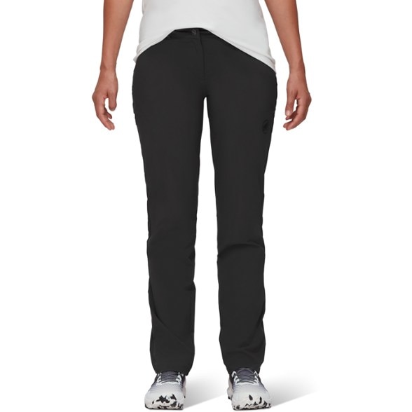 TrailBlazer Women's hiking pants displayed outdoors, showcasing quick-dry fabric and zip pockets.