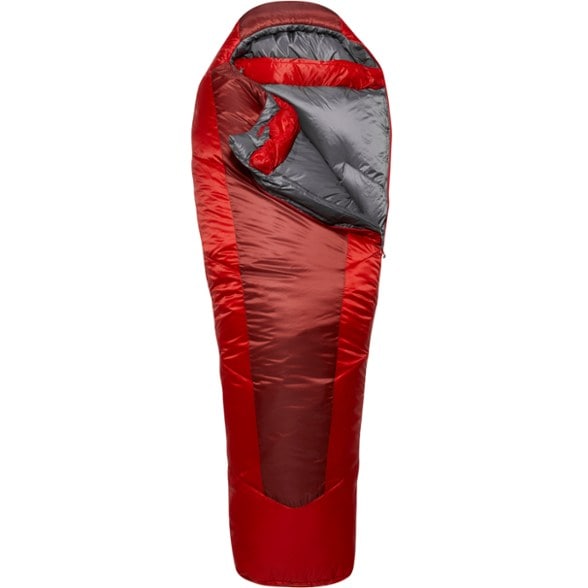 Eco-Friendly Solar Eco 3 Sleeping Bag showcasing its concertina-style construction for maximum warmth.
