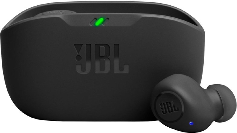 Close-up of PulseBeats Pro wireless earbuds in charging case showcasing sleek design