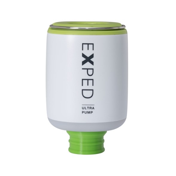 Compact camping pump showing portability and ease of use