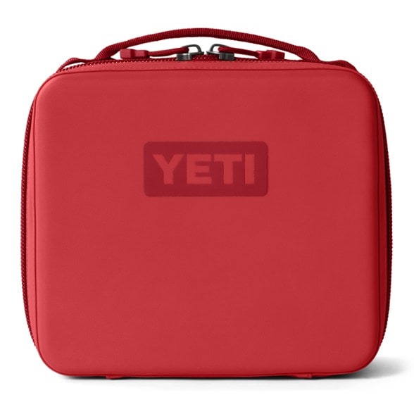 YETI Daytrip Insulated Lunch Box with pockets, showcasing the Coldcell Flex insulation, ideal for hiking trips.