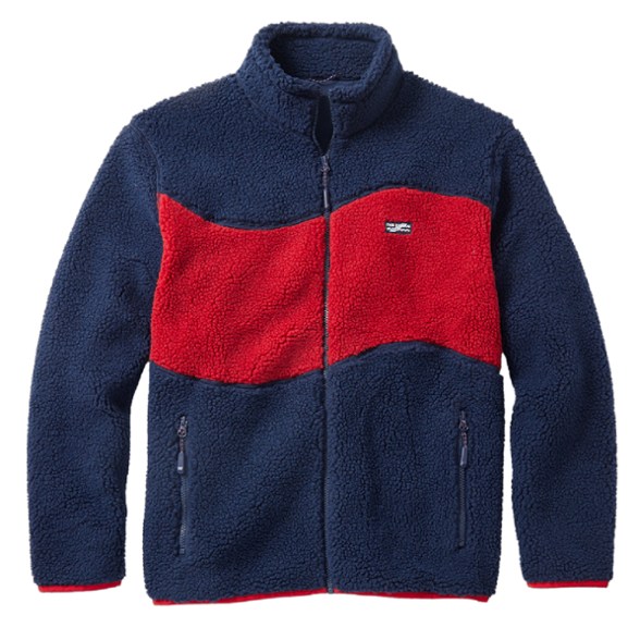 Eco-Friendly Bayshore fleece jacket for men in a natural outdoor setting, highlighting its comfort and style.