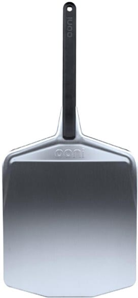 Ooni 12-inch pizza peel showing non-stick surface and foldable handle
