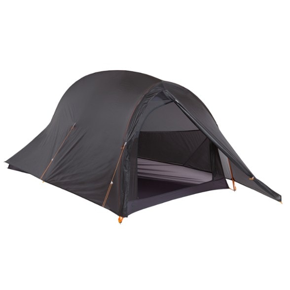 Side view of Big Agnes Fly Creek UL2 tent showing its spacious interior and high-volume design.
