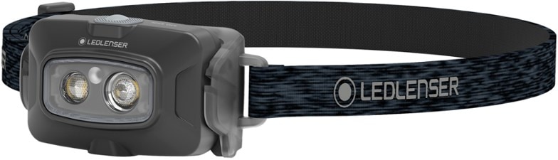 Side view of LumenPro Rechargeable Headlamp showcasing sleek design and adjustable beam.