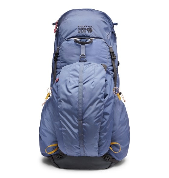 PCT Women's Trailblazer 65L Backpack showcasing its lightweight design on a mountain hike.